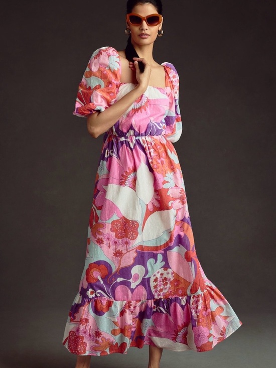 Anthropologie Dresses & Skirts - ANTIK BATIK Open Back Midi Dress